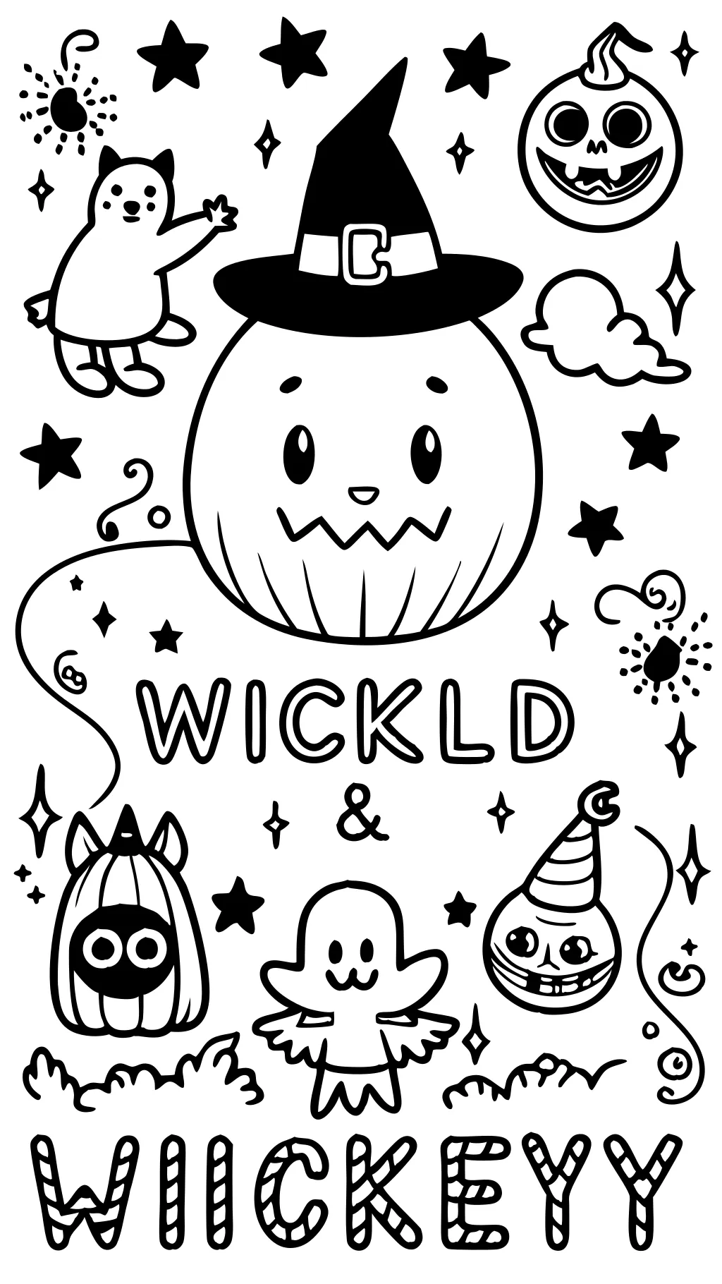 wicked coloring pages